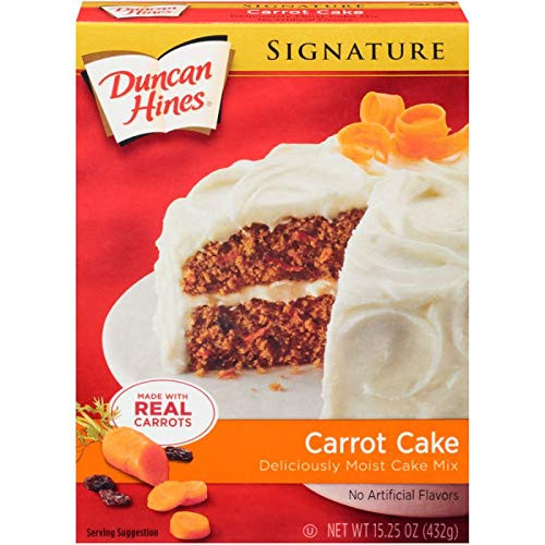 Duncan Hines Signature Carrot Cake Mix  15 3 oz  Pack of 2