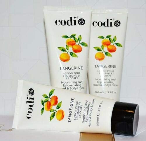 Codi Nourishing and Rejuvenating Hand   Body Lotion 100ml  3 3 oz TANGERINE pack of 3 pieces