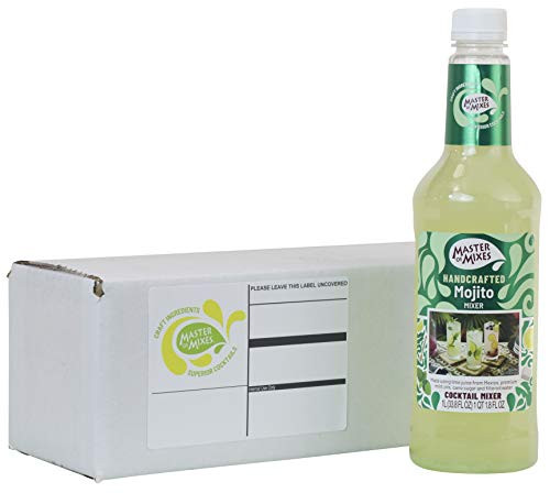 Master of Mixes Mojito Drink Mix  Ready To Use  1 Liter Bottle  33 8 Fl Oz   Individually Boxed