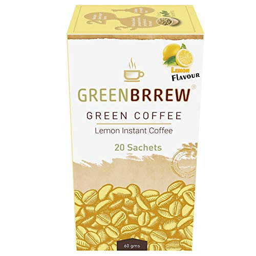 Greenbrrew Instant Green Coffee for Weight Loss 60g Lemon flavor 20 Sachets 3g Each Easy to Use Greenbrrew Instant Green Coffee for Weight Loss 60g Lemon flavor 20 Sachets 3g Each Easy to Use