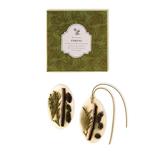 Rosy Rings Oval Botanical Wax Sachets - Forest