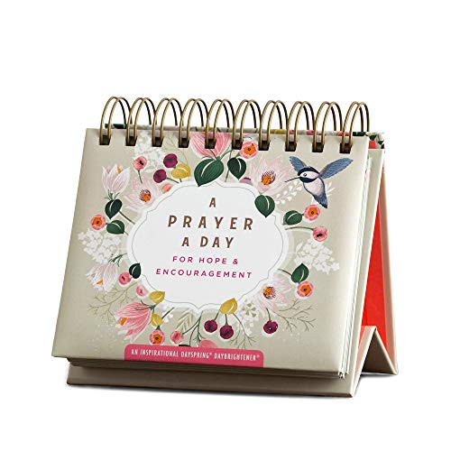 Dayspring A Prayer A Day   Perpetual Calendar  J0523   White  5 1 2  x 5 1 4  x 1 1 4