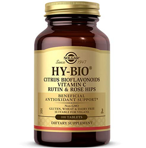 Solgar   HY Bio Vitamin C with Bioflavonoid  500 mg  100 Tablets