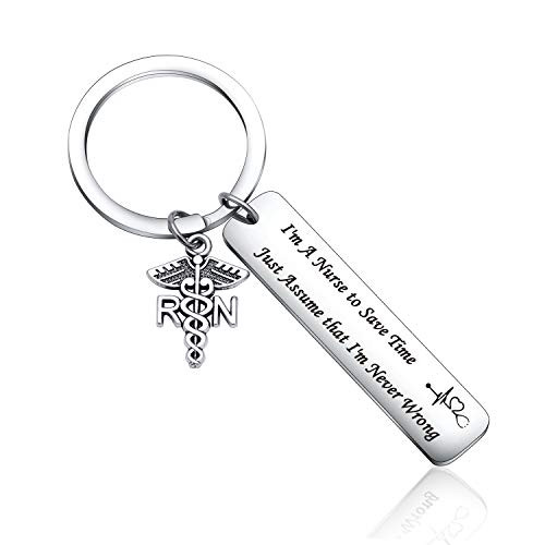 Nurse Jewelry Medical Gift Nursing Keychain nursing student jewelry Medical RN keychain nurse jewelry Nurse Graduation Jewelry Medical Jewelry Medical Student Gift nurse Christmas Gift Nurse Keychain