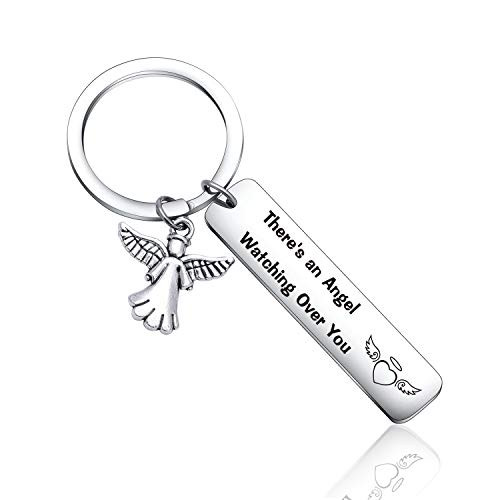 Sympathy Jewelry for Sympathy Keychain Dad Memorial Keychain Bereavement Jewelry Inspirational Gift Loss of Loved One Gifts for mom Memorial Jewelry Memorial Keepsake Gift Comfort Gifts Angel keychain
