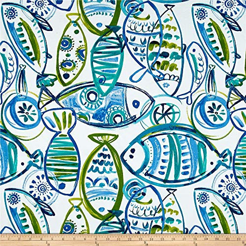 Richloom Fabrics Richloom Solarium Outdoor Cast Ocean