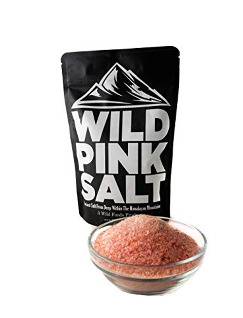 Wild Himalayan Pink Salt Fine Grain Organic Pure Unrefined Real Salt Finely Ground Pink Himalayan Salt with 80 Minerals Electrolytes 100 Natural Good for Cooking Table Salt 16 ounce Wild Himalayan Pink Salt Fine Grain Organic Pure Unrefined Real Salt Finely Ground Pink Himalayan Salt with 80 Minerals Electrolytes 100 Natural Good for Cooking Table Salt 16 ounce