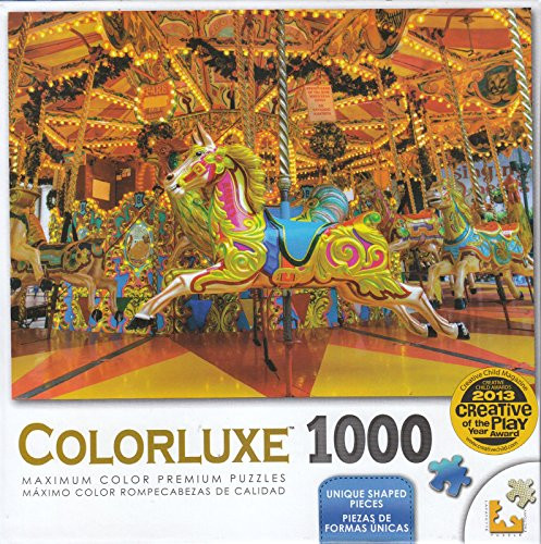 Colorluxe 1000 Piece Puzzle - Colorful Carousel