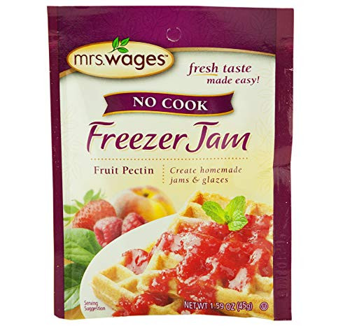 Mrs  Wages No Cook Freezer Jam Fruit Pectin  Four 1 59 oz  Packets