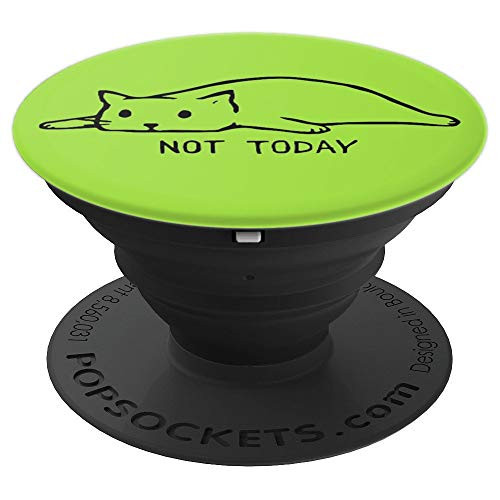 Nope Funny Lazy Cat   Nope Not Today Cat Lover Gift PopSockets Grip and Stand for Phones and Tablets Nope Funny Lazy Cat   Nope Not Today Cat Lover Gift PopSockets Grip and Stand for Phones and Tablets
