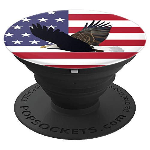 USA Flag American Freedom 4th of July T Shirt PopSockets Grip and Stand for Phones and Tablets