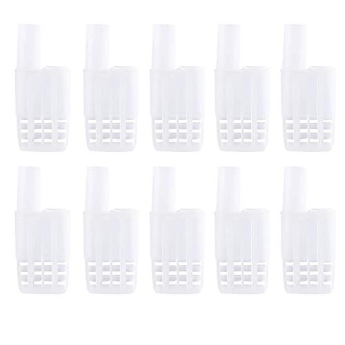 Akozon Queen Bee Cages Beekeeping Catcher Plastic Bee Isolator Clip Beekeeper Rearing Tools Insectary Box 10pcs Transparent