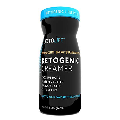 KetoLife Ketogenic Creamer  Supports Energy  Metabolism   Weight Management  20 Servings  8 5 Oz