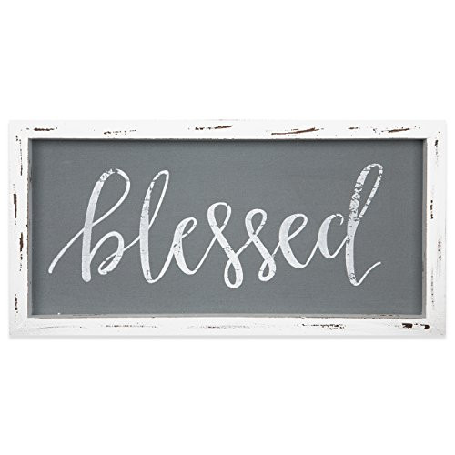 Brownlow Gifts Framed Linen Sign, Blessed