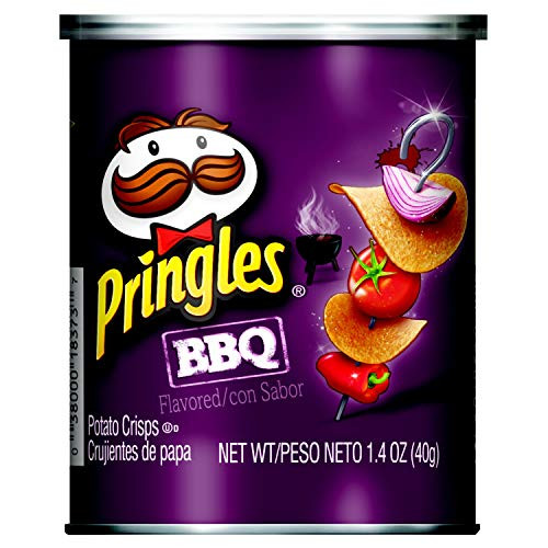Pringles Potato Crisps Chips  Bbq  1 4oz  12 Count