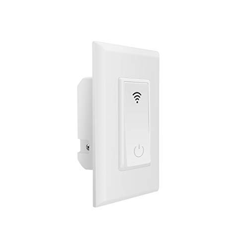 Xenon Smart Switch Wi Fi Switch Light Switch Control Lighting from Anywhere Compatible with Alexa and Goodle Assistant No Hub Required Timing Function 1 Pack