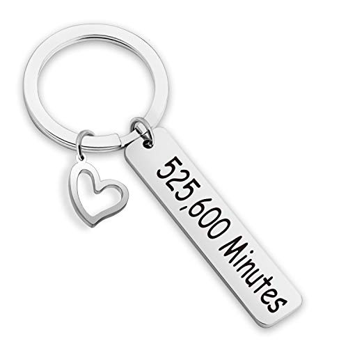 G Ahora Rent Season of Love 525 600 Minutes Keychain Inspirational Gifts Broadway Musical Jewelry Friendship Gift for Her 525600 Minutes KR G Ahora Rent Season of Love 525 600 Minutes Keychain Inspirational Gifts Broadway Musical Jewelry Friendship Gift for Her 525600 Minutes KR