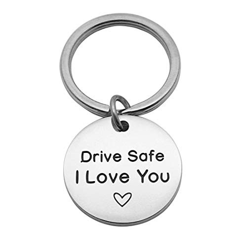 Beeshion Drive Safe Keychain Drive Safe Key Ring Trucker Gift for Husband Boyfriend Best Friends New Driver Gift Drive Safe I Love You Beeshion Drive Safe Keychain Drive Safe Key Ring Trucker Gift for Husband Boyfriend Best Friends New Driver Gift Drive Safe I Love You