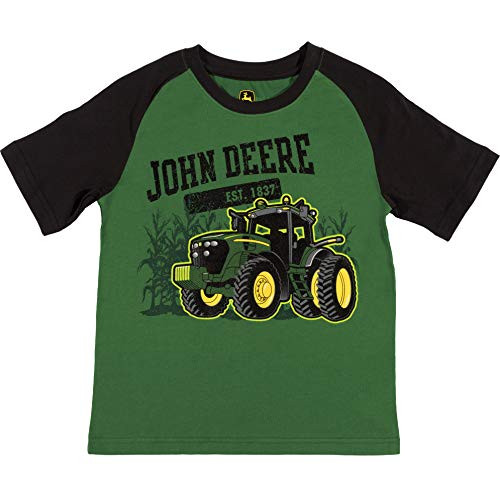John Deere Boys  Big Tee Shirt  Green  S 8