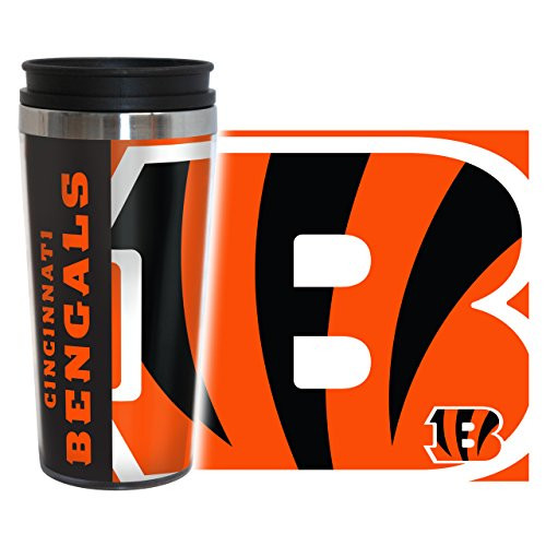 Boelter Brands NFL Cincinnati Bengals 14 Ounce Travel TumblerFull Wrap Hype Team Color 14 Ounce Boelter Brands NFL Cincinnati Bengals 14 Ounce Travel TumblerFull Wrap Hype Team Color 14 Ounce