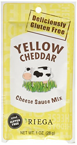 Riega Yellow Cheddar Cheese Sauce Mix  1 Ounce  Pack of 8