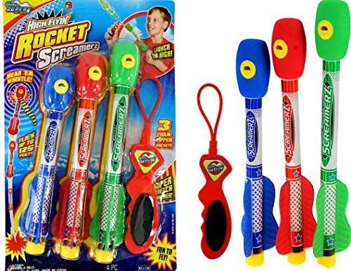 JA RU INC  Sky Rocket Screamers  Blue  Red  Green