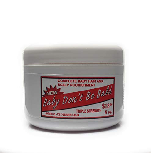 Baby Don t Be Bald Hair   Scalp Nourishment Triple Strength  Red  8 Oz