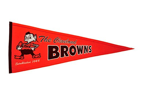 Winning Streak NFL Cleveland Browns Throwback Pennant
