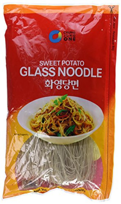ChungJungOne Glass Noodles  Korean Vermicelli  Dangmyun  Sweet Potato Starch  17 6 Ounces