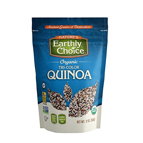 Earthly Choice Organic Tri Color Quinoa 12 oz  Pack of 2