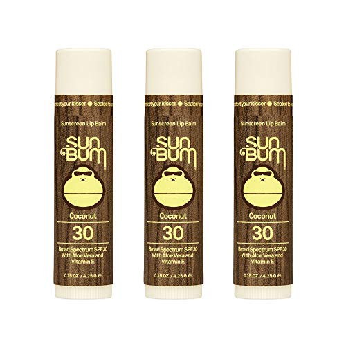 Sun Bum  Triple Threat  3 Pack Lip Balm  3 Pack   Coconut