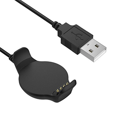 MoKo Charger Dock Compatible with Garmin Forerunner 620  USB Data Sync Charge Cradle Dock Charger with 1M Charging Cable for Garmin Forerunner 620 Smart Watch  Black
