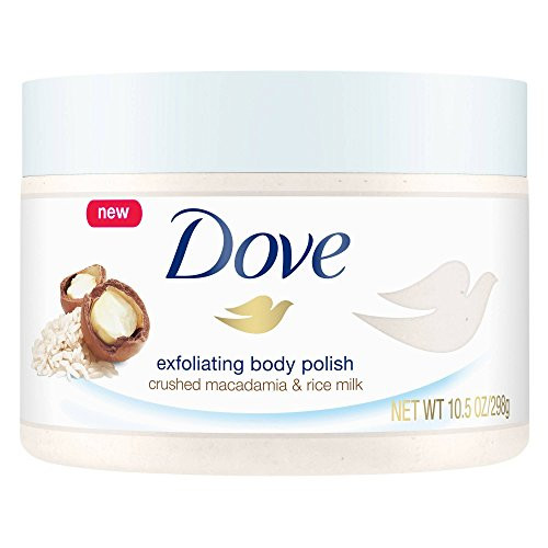 Dove Body Polish Crushed Macadamia and Rice Milk  pack of 1