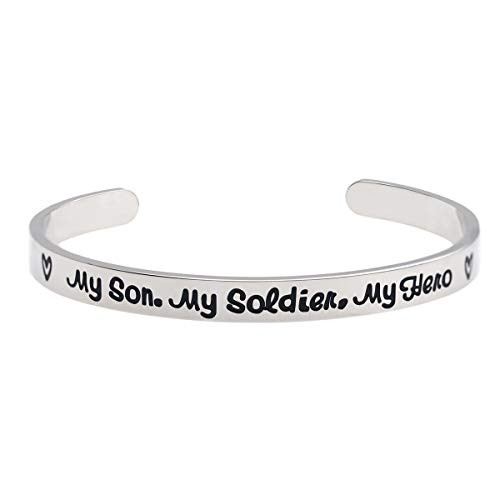 Deployment Gifts My Son My Soldier My Hero Bracelet Proud Army Mom Navy Mom Air Force Mom Military Jewelry Cuff Bracelet Deployment Gifts My Son My Soldier My Hero Bracelet Proud Army Mom Navy Mom Air Force Mom Military Jewelry Cuff Bracelet