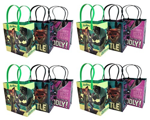 Disney Zootopia 12 Pcs Goodie Bags Party Favor Bags Gift Bags Birthday Bags