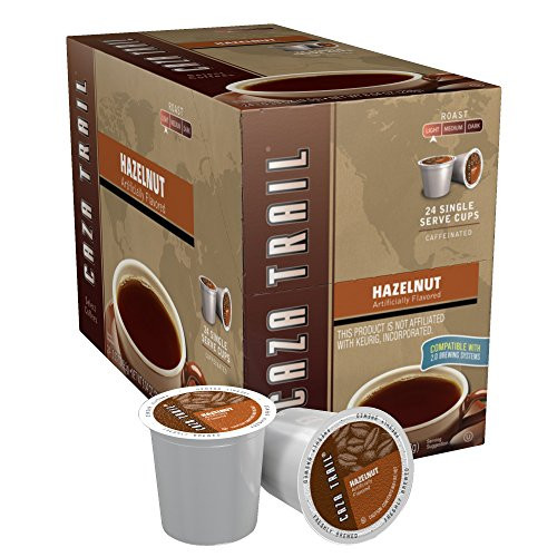 Caza Trail Coffee  Hazelnut  24 Single Serve Cups