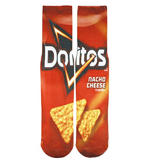 Mens Crazy Fun Cool 3D Print Colorful Athletic Novelty Crew Tube Socks D Cheese