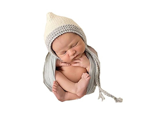 Pinbo Newborn Baby Photography Prop Crochet Knitted Costume Hat Caps