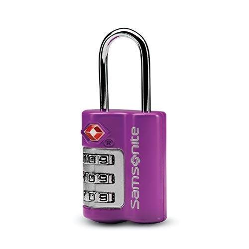 Samsonite Travel Sentry 3 dial Combination Lock  Ultraviolet  One Size