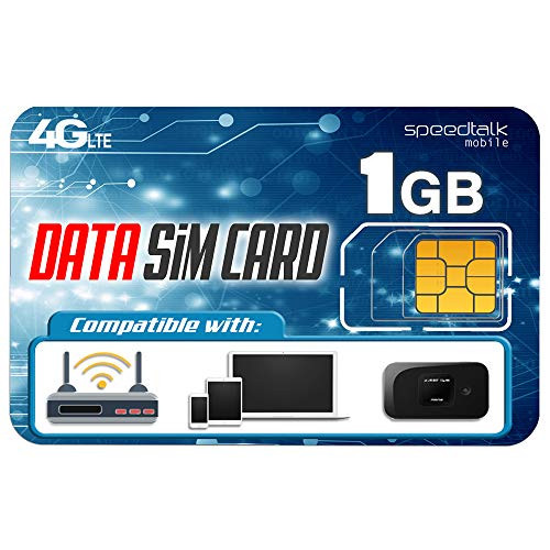 1GB Data Only SIM Card  30 Days No Contract Service   4G LTE USA Nationwide Domestic and International Roaming