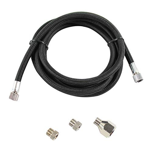 JOYABEST 1 8m 6ft Airbrush Hose 1 8 BSP   1 8  1 4   BSP with Adaptor Kit for Badger Paasche Iwata Master Airbrush