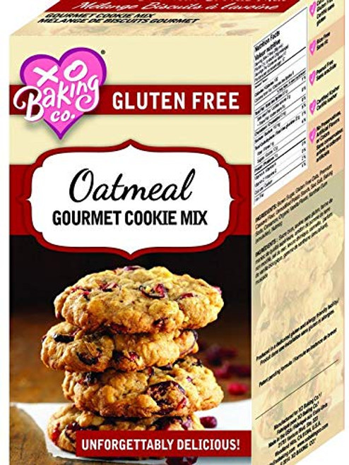 XO Baking Oatmeal Cookie Mix   Flavorful Gluten Free Oatmeal Cookie Mix   No Preservatives or Artificial Flavors 15 5 Ounce