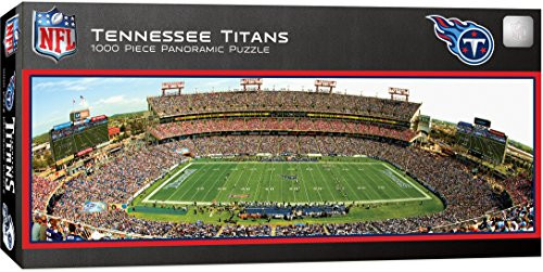 MasterPieces NFL Tennessee Titans 1000 Piece Stadium Panoramic Jigsaw Puzzle MasterPieces NFL Tennessee Titans 1000 Piece Stadium Panoramic Jigsaw Puzzle