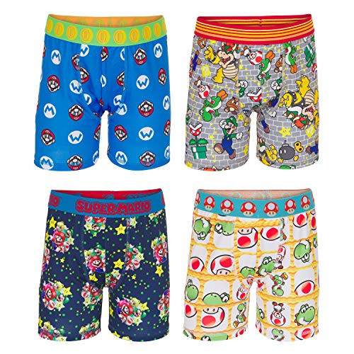 Nintendo Boys  Big Mario Athletic Boxer Brief  Mariomulti  6