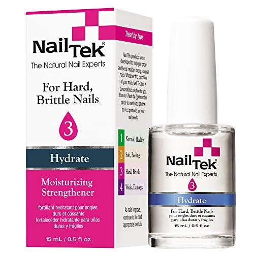 Nail Tek Hydrate 3 Moisturizing Strengthener for Hard and Brittle Nails 0 5 oz 1 Pack Nail Tek Hydrate 3 Moisturizing Strengthener for Hard and Brittle Nails 0 5 oz 1 Pack