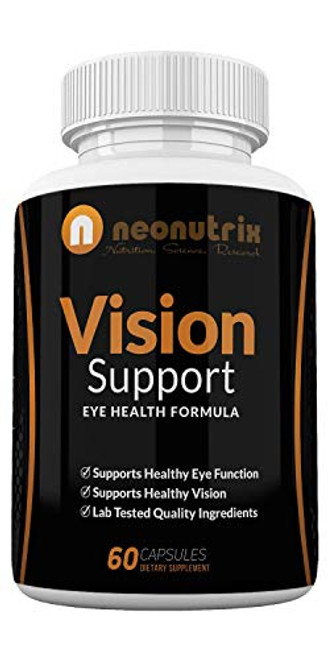 Vision Support Eye Health Supplements with Quercetin Dihydrate 100mg Essential Eye Vitamins Lutein 20mg Bilberry Extract for Eye Care Vision Supplements 60 Vegetable Capsules by Neonutrix Vision Support Eye Health Supplements with Quercetin Dihydrate 100mg Essential Eye Vitamins Lutein 20mg Bilberry Extract for Eye Care Vision Supplements 60 Vegetable Capsules by Neonutrix