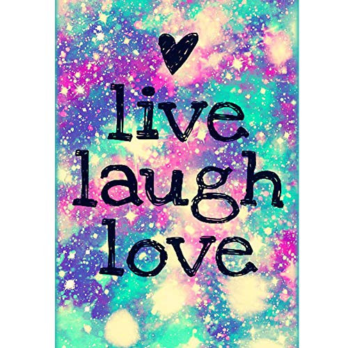 DIY 5D Diamond Painting by Numbers Kits Colorful Quotes Inspirational Word Live Laugh Love Full Drill Rhinestones Paint with Diamonds Crystal Diamond Art Live Laugh Love DIY 5D Diamond Painting by Numbers Kits Colorful Quotes Inspirational Word Live Laugh Love Full Drill Rhinestones Paint with Diamonds Crystal Diamond Art Live Laugh Love
