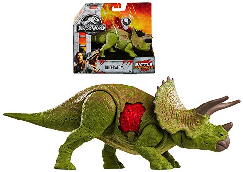 Triceratops Jurassic World Fallen Kingdom Dinosaur 4" Battle Damaged