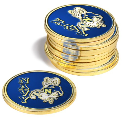 LinksWalker NCAA Naval Academy Midshipmen - 12 Pack Ball Markers