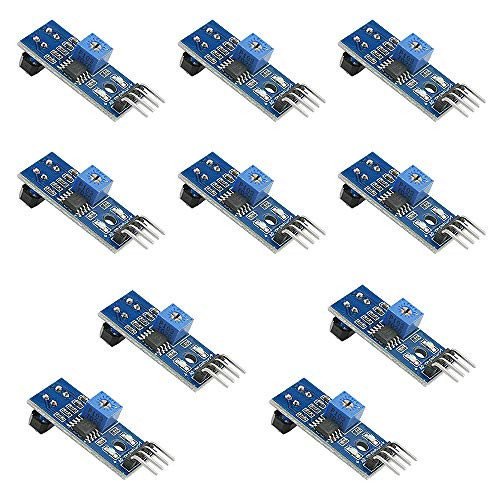 XLX 10PCS TCRT5000 Infrared Reflective IR Photoelectric Sensor Switch Module 3 3 5V Obstacle Avoidance Barrier Line Track Sensor Module